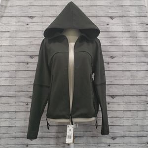 Adidas-Mesh Back Hoodie